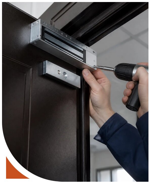 Установка магнитного замка на дверь в Реутове от 2602 р. | Разлок-Ртв